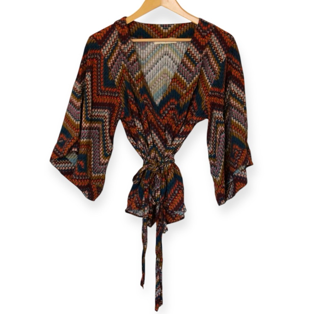 B.YELLOWTAIL Peyote Stitch Kimono Top (S)